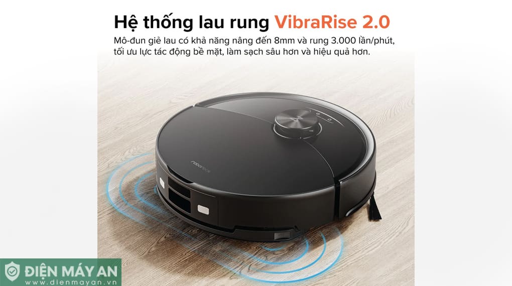 Robot hút bụi lau nhà Roborock Q10 VF+ (Plus) - Đen